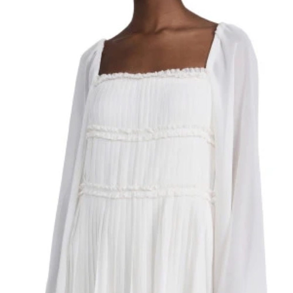 Alexis Ivory Ruffled Dress - Picture 2 of 12